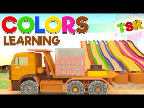 Learn colors with soccer balls - learn colors name for kids - preschool learning videos
