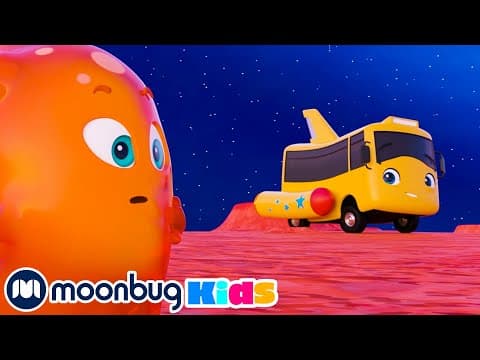 Rocket bus goes space exploring more super buster kids cartoons