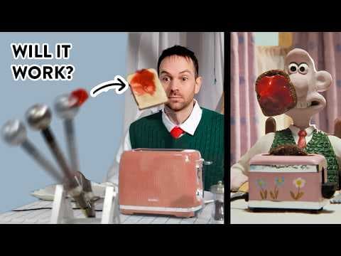 Josephs Machines recreates Wallace and Gromits automated breakfast machine