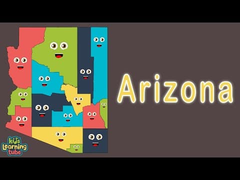Arizona - Geography and Counties - 50 States of America