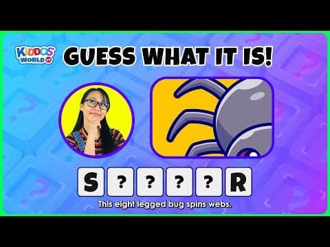 Guess What It Is - Fun Activity Game Challenge with Miss V