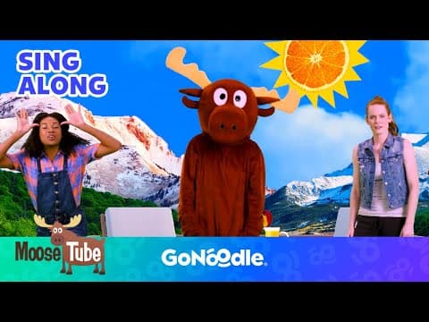 Great Big Moose|Songs for Kids|Sing Along
