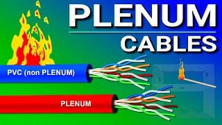 Plenum vs Non Plenum PVC Network Ethernet Cables