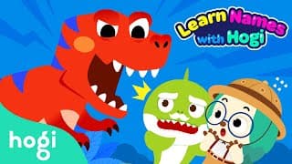 Grandpa Shark and Dinosaurs | Learn Dinosaurs with Pinkfong & Hogi | English Stories for Kids