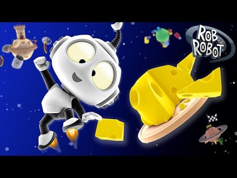 It's Gonna Brie a Fun Adventure at Cheese Planet! 🧀 | Rob The Robot | Preschool Learning