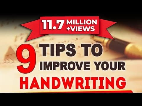 How to improve your handwriting? - improve handwriting - handwriting - education