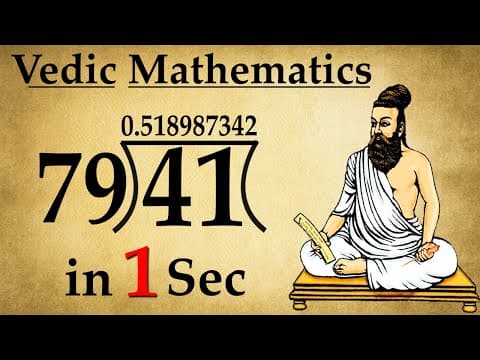 Fastest Way To Divide Any Number | Vedic Maths