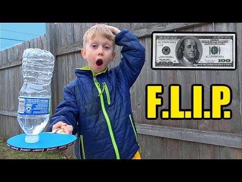 Game of Bottle Flip for  100  FINALE |Colin Amazing