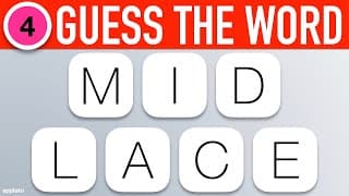Scrambled Word Games |Guess the Word Game |7 Letter Words