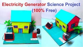 electricity generator science project 100% free new experiment - diy