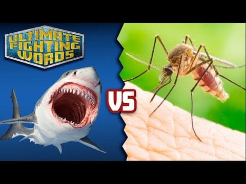 SHARK vs MOSQUITO: Whose Bite is Worse? | ULTIMATE FIGHTING WORDS