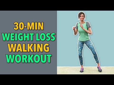 30-Min Weight Loss Indoor Walking Workout At Home