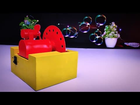 How to make Bubbles making machine || in telugu || DIY || Science experiments