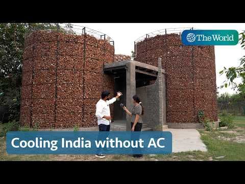 Nights in Delhi hit 95 degrees. This keeps homes cool.