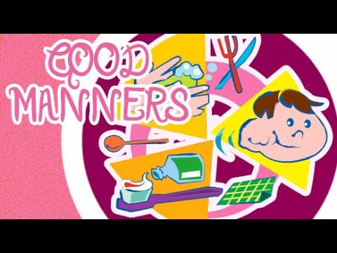Good Manners For Children in English | Good Habits and Manners for Kids Animation Video