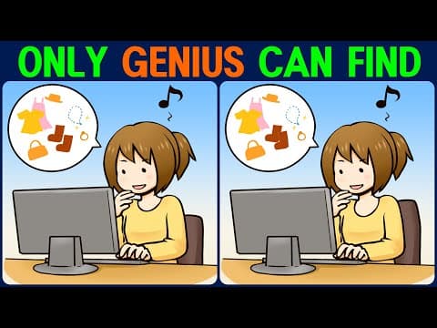 Puzzle / Find the Difference │ Fun and fun time to improve concentration!