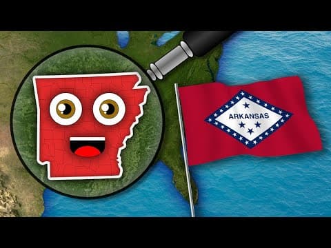 Arkansas - Counties & Geography - 50 States of America