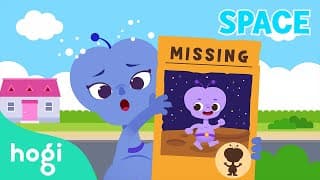 A Missing Alien on Earth | Outer Space Adventure | Pinkfong Planet song | Learn with Hogi