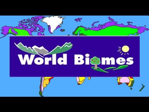 What is a Biome ? Types of Biomes in the world.