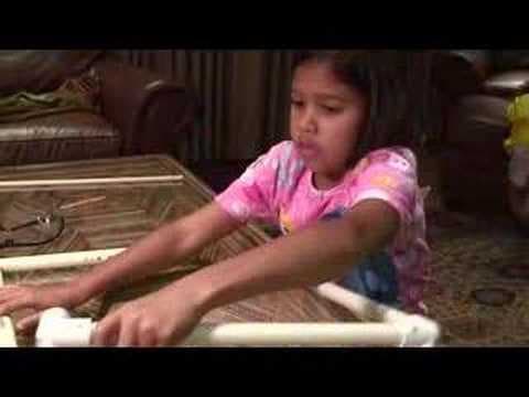 Make a homemade metal and pvc pipe xylophone