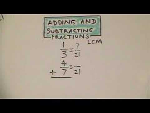 Addition an Subtraction of Fractions