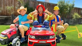 Wendy and Alex Rescue Kids Magic Wheel Challenge