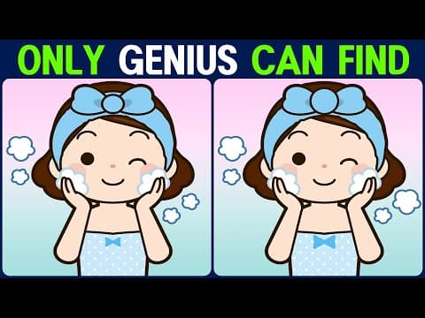 Brain exercise quiz! Find the difference between! │ Great for dementia prevention!