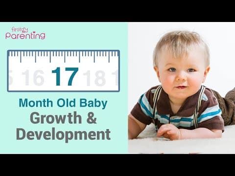 Your 17 month old baby's growth and development