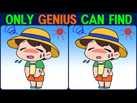 Puzzle / Find the Difference │ Improve your concentration to keep your brain healthy!