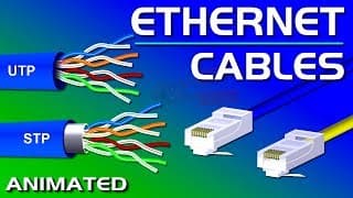 Ethernet Cables, UTP vs STP, Straight vs Crossover, CAT Five,Five-e,Six,Seven,Eight Network Cables