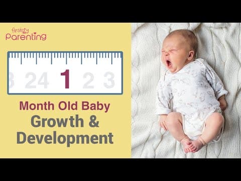 1 month old baby growth & development