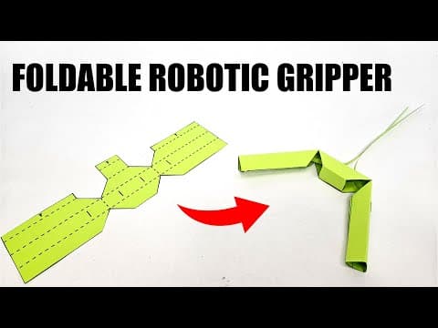 Make an Origami Robotic Gripper