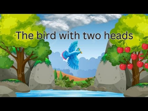 the bird with two heads story in English with moral