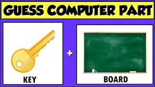Guess the Computer Part from Emoji Challenge | Hindi Paheliyan | Riddles in Hindi | Queddle