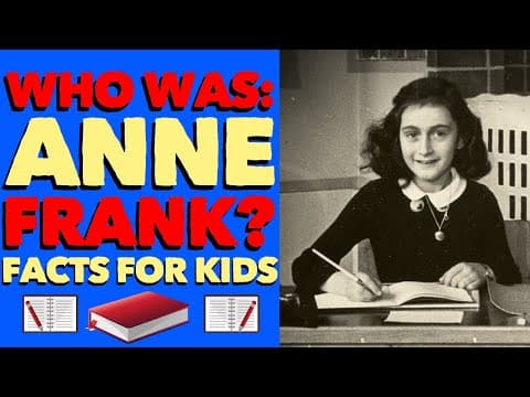 Anne Frank for Kids - The Story of Anne Frank - Women's History Month