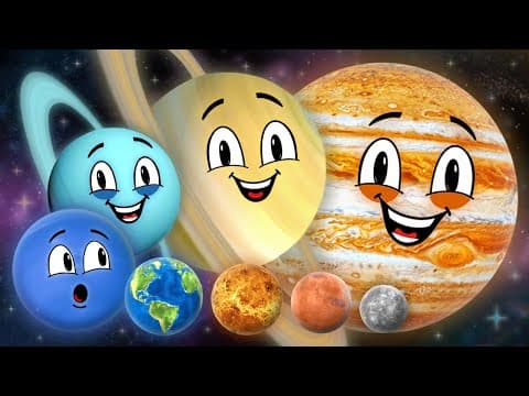 8 Planets of the Solar System Size Comparison Smallest to Largest