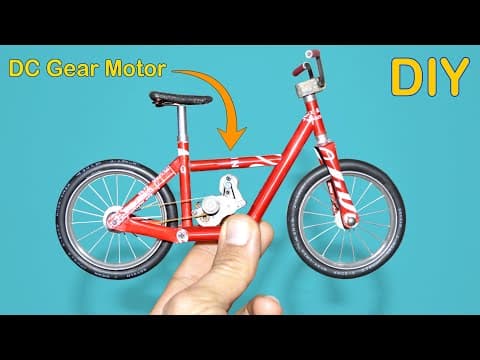 How to Make a Mini Bike motorized | Creative idea