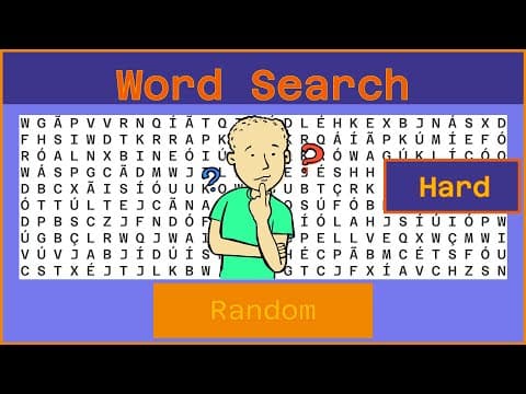 Word Search - Challenge  Ep1098