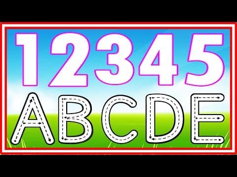 Kids learning - alphabets and numbers - educational videos for kids