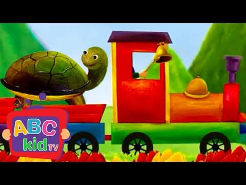 The Animal Train Song | T is for Turtle | ABC Kid TV Nursery Rhymes & Kids Songs