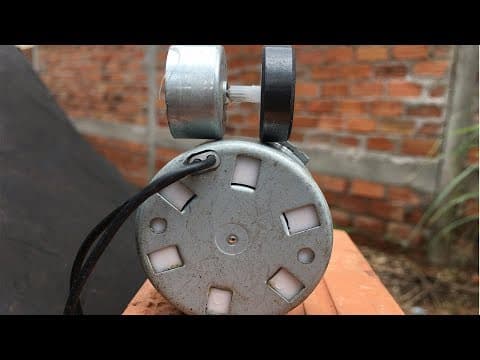 Experiment electricity generator using dc motor | 12V DC to 20V AC free energy mini at home