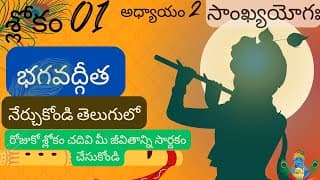 భగవద్గీత – 2వ అధ్యాయం – 1వ శ్లోకం||chapter 2 verse 1||divine touch telugu|bhagavadgita in telugu