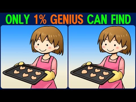Brain exercise quiz! Find the difference │ Exciting concentration time!