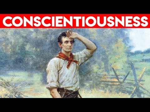 Personality trait: conscientiousness (orderliness,discipline and hard-work)
