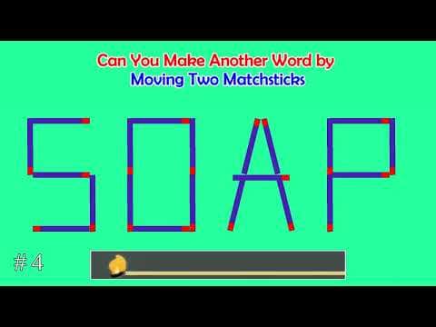 Can you make another word from the existing one? | Matchstick Word Puzzles #35 | Brain Teaser