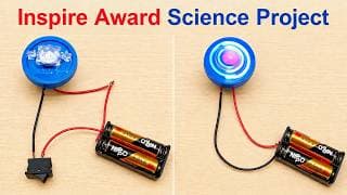 how to make dance night led light using dc motor and LED lights |inspire award science project