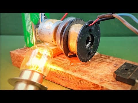 New project experiment self running machine fan motor generator free energy with dc motor at home