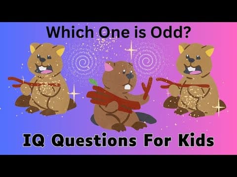 IQ Questions For Kids With Answers | Educational Video | Quiz Questions Part 21