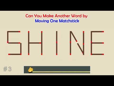 Can you make another word from the existing one? | Matchstick Word Puzzles #60 | Brain Teaser