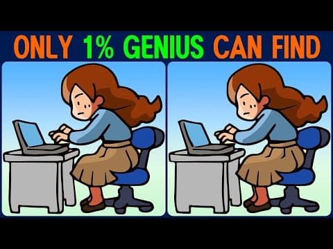 【Find the Difference】 Have fun finding the differences and keep your brain healthy!